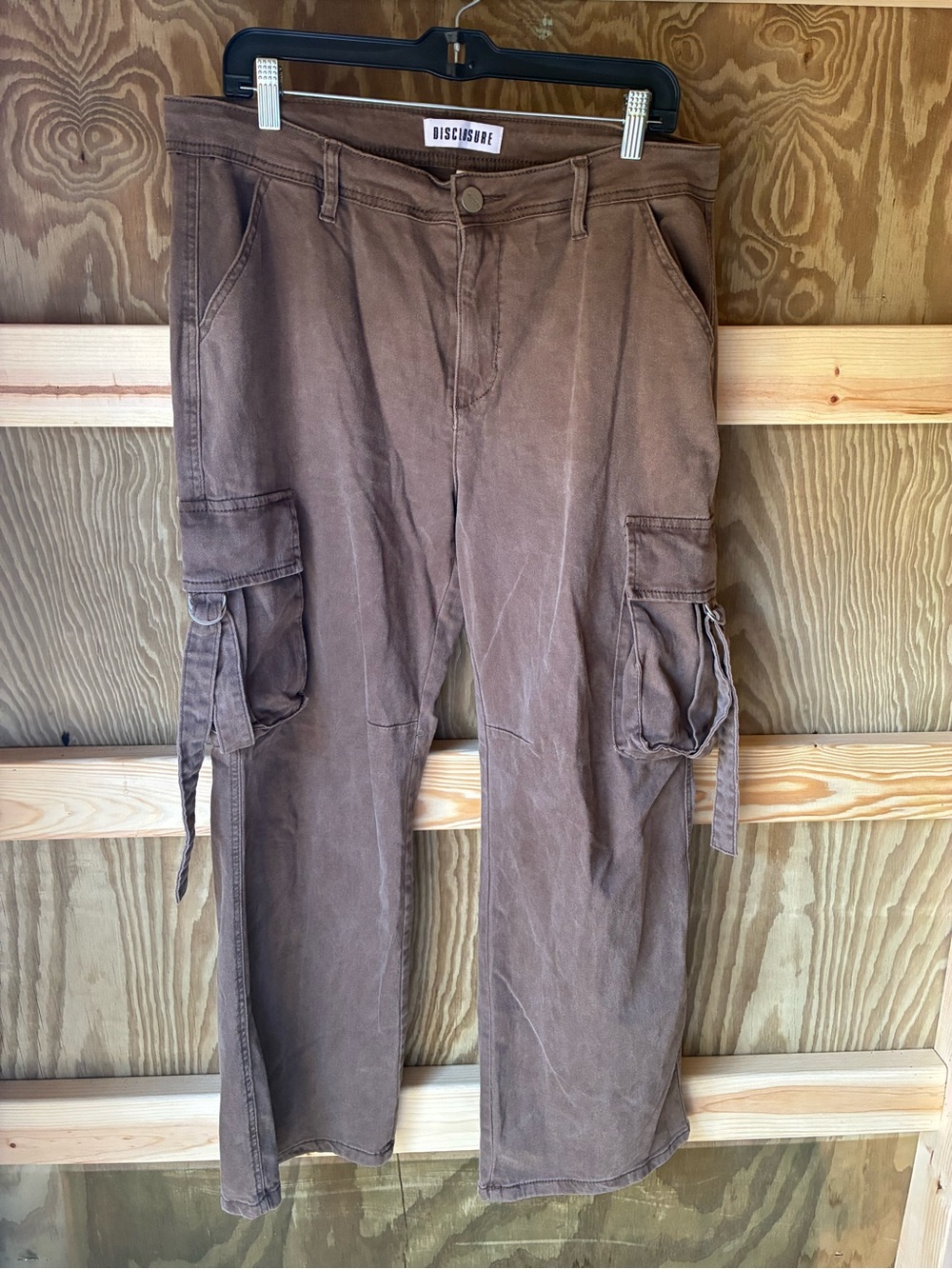 Discipline Women’s Brown Cargo Pants — Utility Pocket